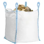 Sac de grădină Big Bag pentru frunze și deșeuri vegetale, 900 L, 1000 kg, alb