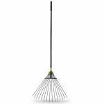 Greblă de grădină pentru frunze, reglabilă 20-59 cm, mâner telescopic 120-160 cm