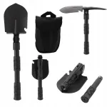 Lopata pliabila multifunctionala 5 in 1 pentru camping si gradina, 41 cm