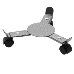 Suport ghiveci cu roti reglabil pentru plante, 22-30 cm, negru