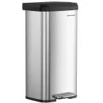Cos de gunoi de bucatarie din inox 68L cu pedala si filtru carbon