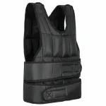 Vesta fitness cu greutati reglabila 10 kg, pentru antrenament, negru