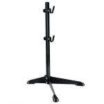 Suport service biciclete cu inaltime reglabila, otel, 30 kg, negru