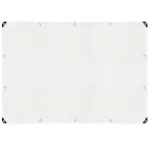 Prelata impermeabila din polietilena armata 3x4 m, 100 g/mp, alb transparent