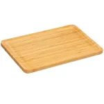 Platou de servire Atmosphera din bambus natural 28x20 cm, maro caramel