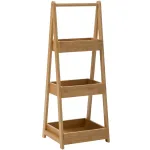Etajera din bambus 3 niveluri 5Five Green Harmony, 30x25x78 cm