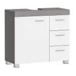 Dulap baie pentru lavoar VASAGLE cu 3 sertare si 2 compartimente, MDF