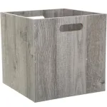 Cutie de depozitare 5Five din MDF gri, pentru raft, 30x30x30 cm