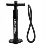 Pompa manuală pentru SUP cu manometru, 15 PSI, dublă acțiune, furtun 130 cm