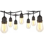 Ghirlandă luminoasă pentru exterior 15 m, 15 becuri LED 3000K, IP44, Smart Life