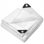 Prelata transparenta impermeabila din polietilena laminata 4x4 m, 100 g/mp