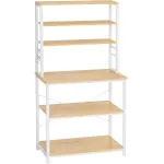 Raft de bucatarie pentru microunde VASAGLE, 6 rafturi, 40x80x167 cm