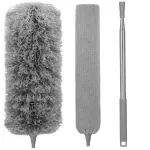 Pămătuf telescopic pentru praf, 3 piese, extensibil 75-255 cm