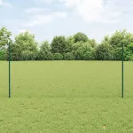 Gard cu Stâlp Verde 1,2 x 50 m Oțel și PVC GartenMobel Dekor
