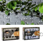 Ghirlandă luminoasă solară Luca cu 10 LED-uri, 380 cm, alb rece