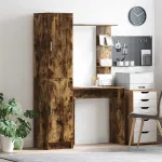 Birou 2 pcs Stejar fumuriu GartenMobel Dekor