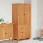 Set de Mobilier pentru Depozitare cu sertar Maro Lemn compozit GartenMobel Dekor