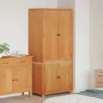 Set de Mobilier pentru Depozitare cu ușă Maro Lemn compozit GartenMobel Dekor