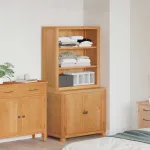 Set de Mobilier pentru Depozitare cu ușă Maro Lemn compozit GartenMobel Dekor