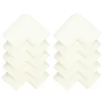 Set 10 protecții pentru colțuri mobilier, siguranță copii, spumă EPE crem