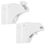 Set 4 sigurante magnetice ascunse pentru sertare si usi, alb