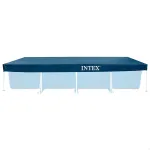 Prelată rectangulară pentru piscină Intex 450x220 cm, PVC bleumarin