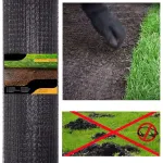 Plasa anti cartite si daunatori pentru gradina 1x25 m, 30 g/mp, neagra