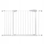 Poarta de siguranta pentru scari Safety Gate, 111-120 cm, otel, alba
