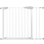 Poarta de siguranta pentru scari Safety Gate, ajustabila 90-99 cm, otel alb