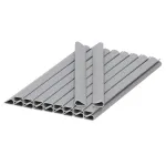 Set 20 cleme gri pentru fixare bandă de gard și intimitate