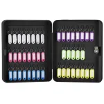 Cutie metalica pentru 48 chei cu inchidere, brelocuri si montaj pe perete