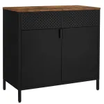 Dulap metalic SONGMICS cu 2 uși și raft reglabil, 80x40x76 cm