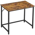 Birou PC compact VASAGLE, stil industrial, maro rustic, 80x50x76 cm