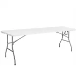 Masa pliabila dreptunghiulara multifunctionala 240x75x74 cm, alba