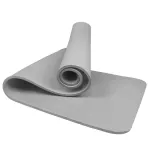 Saltea yoga, fitness si pilates din spuma NBR, 183x61x1,5 cm, gri