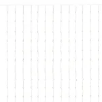 Perdea luminoasă 300 LED 3x3 m pentru interior/exterior, alb rece