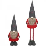 Figurina de Craciun spiridus cu picioare telescopice, 95-160 cm