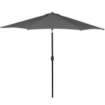 Umbrela terasa gradina, cu manivela si inclinare, GU21, diametru 260cm, gri antracit