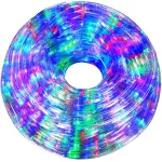 Instalație furtun luminos LED de Crăciun, 30 m, 720 LED-uri, multicolor