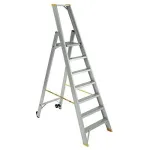 Scară profesională din aluminiu ALVE Forte Profi Plus, 3 trepte