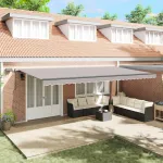 Cortina Retractabilă Manual Gri deschis 600 ×300 cm țesătură GartenMobel Dekor