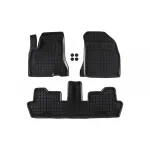 Covorașe din cauciuc specifice, potrivite pentru Citroen C4 Picasso, C4 Grand Picasso 2006-2013, set de 3 piese, culoare neagră Performance AutoTuning