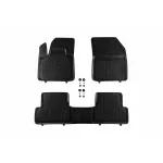 Mochete din cauciuc specifice, potrivite pentru Peugeot 3008 PHEV 4x2, 4x4 2020-2024, set de 3 piese, culoare neagră Performance AutoTuning