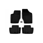 Mochete din cauciuc specifice, potrivite pentru Peugeot 308 2007-2013, set de 4 piese, culoare neagră Performance AutoTuning