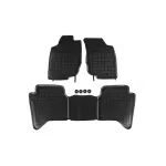Mănuși din cauciuc specifice, potrivite pentru Toyota Hilux 2005-2015, set de 3 piese, culoare neagră Performance AutoTuning