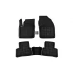 Mochete de cauciuc specifice, potrivite pentru Toyota C-HR după 2023, fără versiunea PHeV, set de 3 piese, culoare neagră Performance AutoTuning