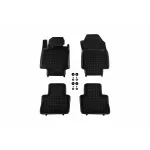 Mochete de cauciuc specifice potrivite pentru Toyota Rav4 4x4, 2x4 după 2018, set de 4 piese, culoare neagră, versiune cu transmisie manuală Performance AutoTuning