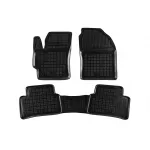 Mochete din cauciuc specifice, potrivite pentru Toyota Corolla hatchback, Hybrid după 2018, set de 3 piese, culoare neagră Performance AutoTuning