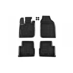 Mochete din cauciuc specifice, potrivite pentru Fiat 500e după 2020, set de 4 piese, culoare neagră Performance AutoTuning