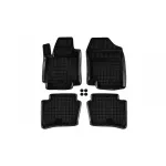 Mochete din cauciuc specifice, potrivite pentru Hyundai i20 2008-2014, set de 4 piese, culoare neagră Performance AutoTuning